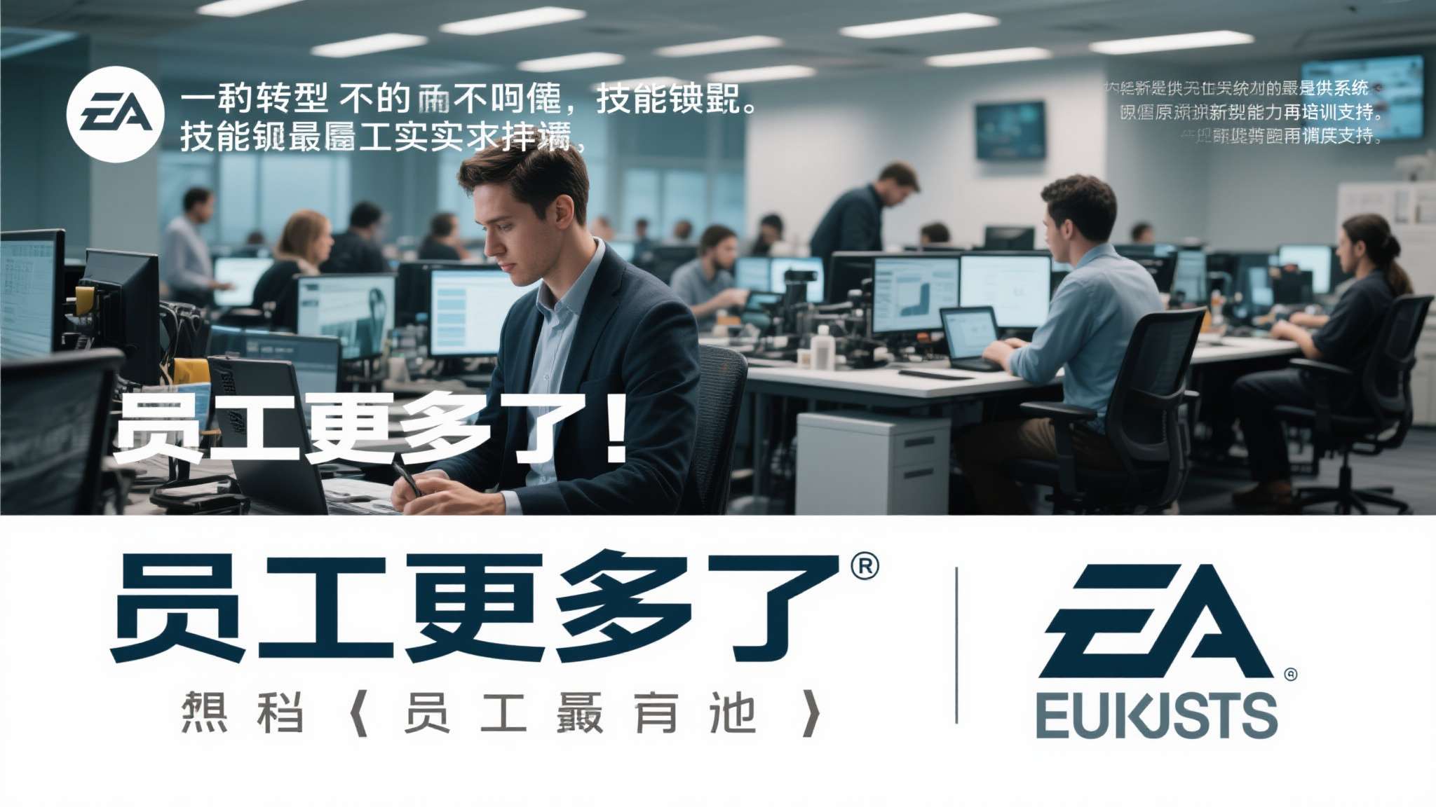 EA承认现在85%游戏内容靠AI检查！但员工反而更多了